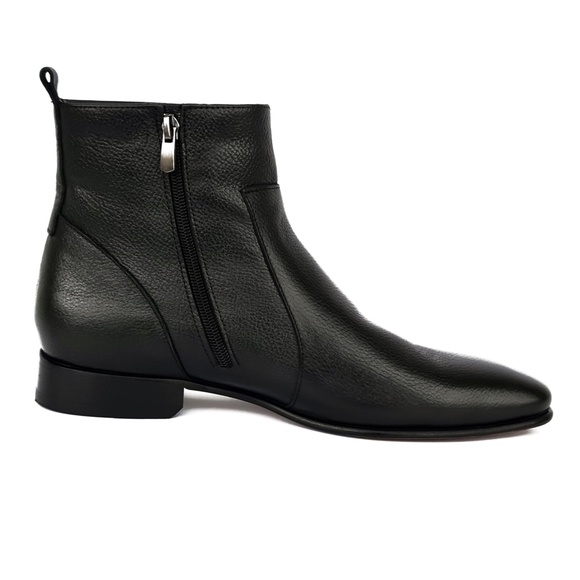 Scarpetto Shoes Raphael Black Mens Chelsea Genuine Leather Boots Leather Sole Poshmark